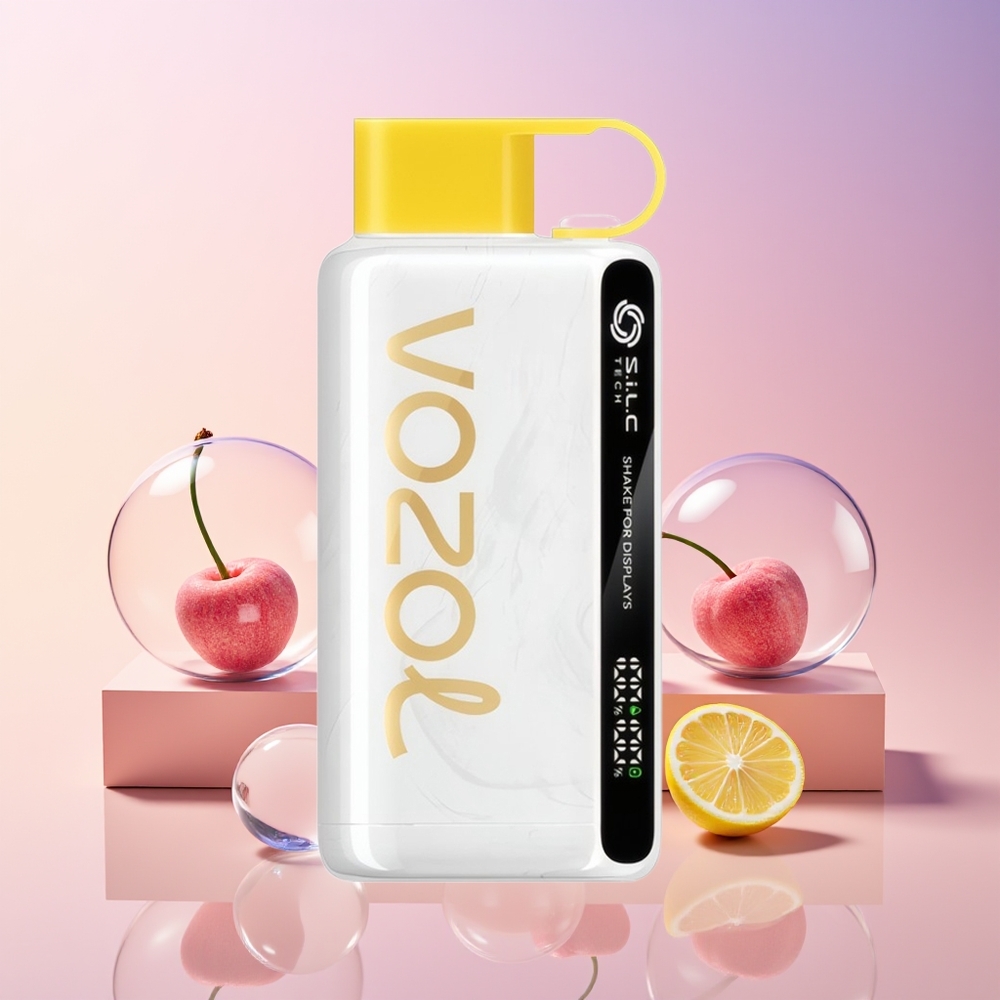 VOZOL STAR 9000/12000 Disposable Vape with S.i.L.C TECH & Fast Charge – Australia Wholesale Cherry Peach Lemonade