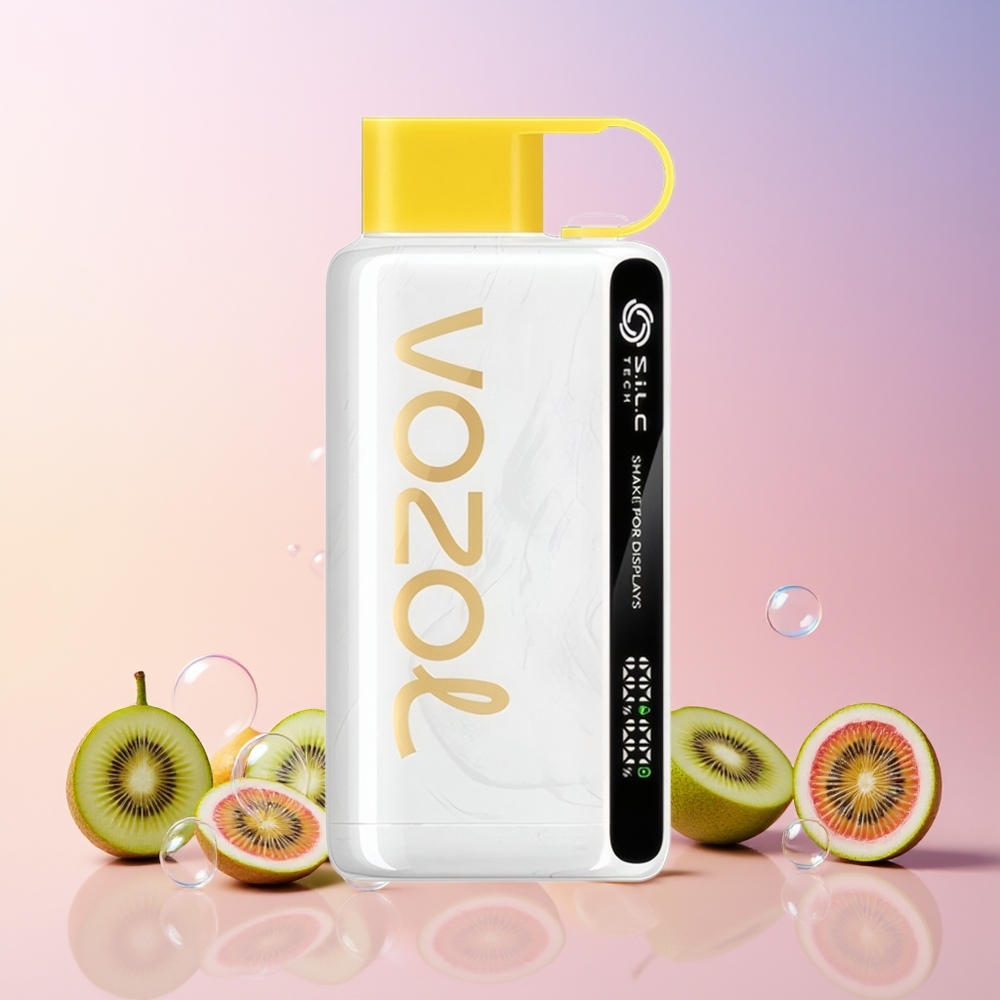 VOZOL STAR 9000/12000 Disposable Vape with Shake Display & Fast Charge – Australia Wholesale (Kiwi Passion Fruit Guava)