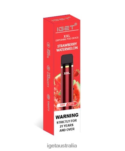 IGET vapes Australia XXL J2V4N76 Strawberry Watermelon