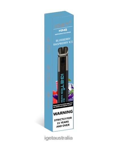 IGET vapes Australia King J2V4N96 Blueberry Raspberry Ice