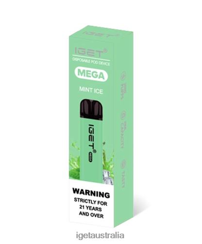 IGET bar MEGA J2V4N134 Mint Ice