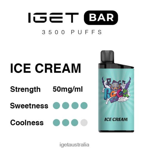 IGET bar Bar 3500 Puffs J2V4N294 Ice Cream