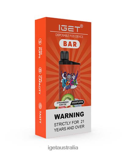 IGET Australia Bar J2V4N173 Strawberry Kiwi Ice