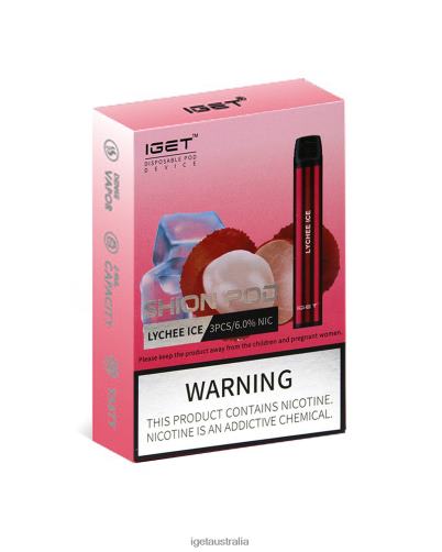 3 x IGET Melbourne Shion J2V4N18 Lychee Ice